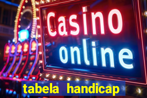 tabela handicap asiatico escanteios